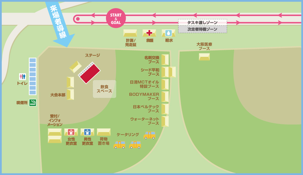 大阪大会 会場図
